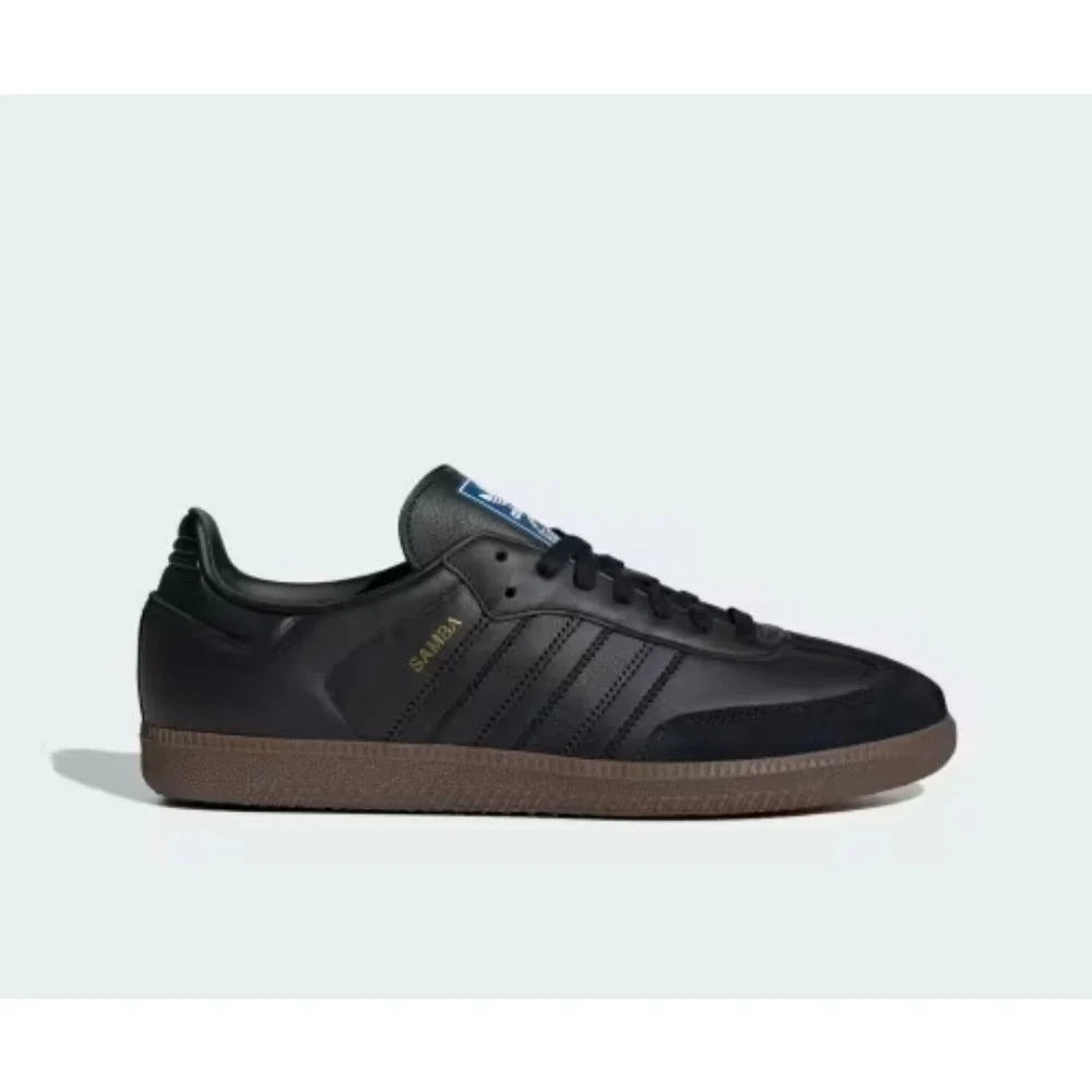 NWOT Adidas Samba OG Core Black Gum Sole Mens Sneakers Size 14 Leather Low Top